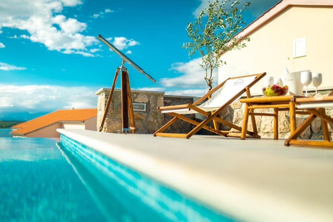Luxury Villa Allen With Pool Klimno Exteriér fotografie