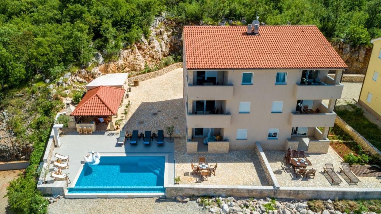 Luxury Villa Allen With Pool Klimno Exteriér fotografie