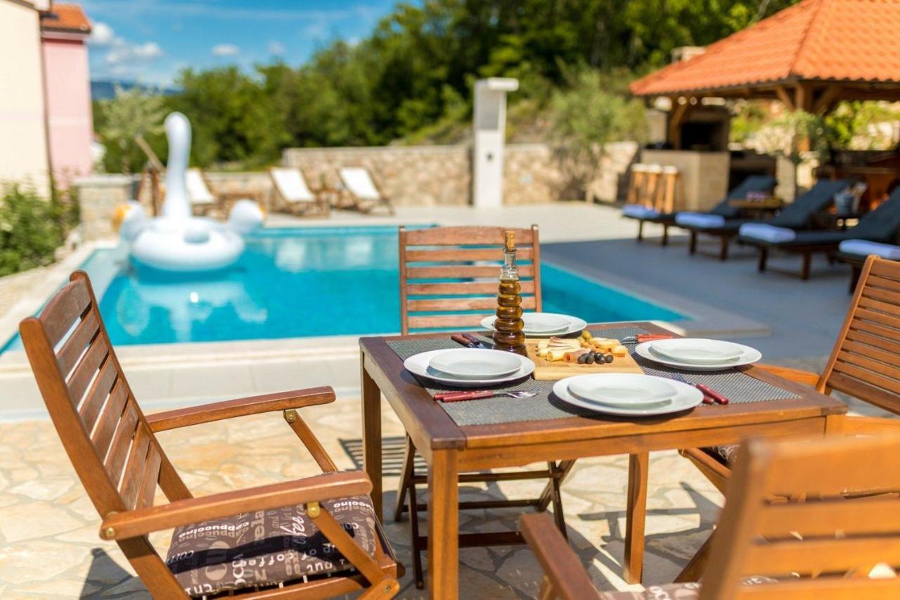 Luxury Villa Allen With Pool Klimno Pokoj fotografie