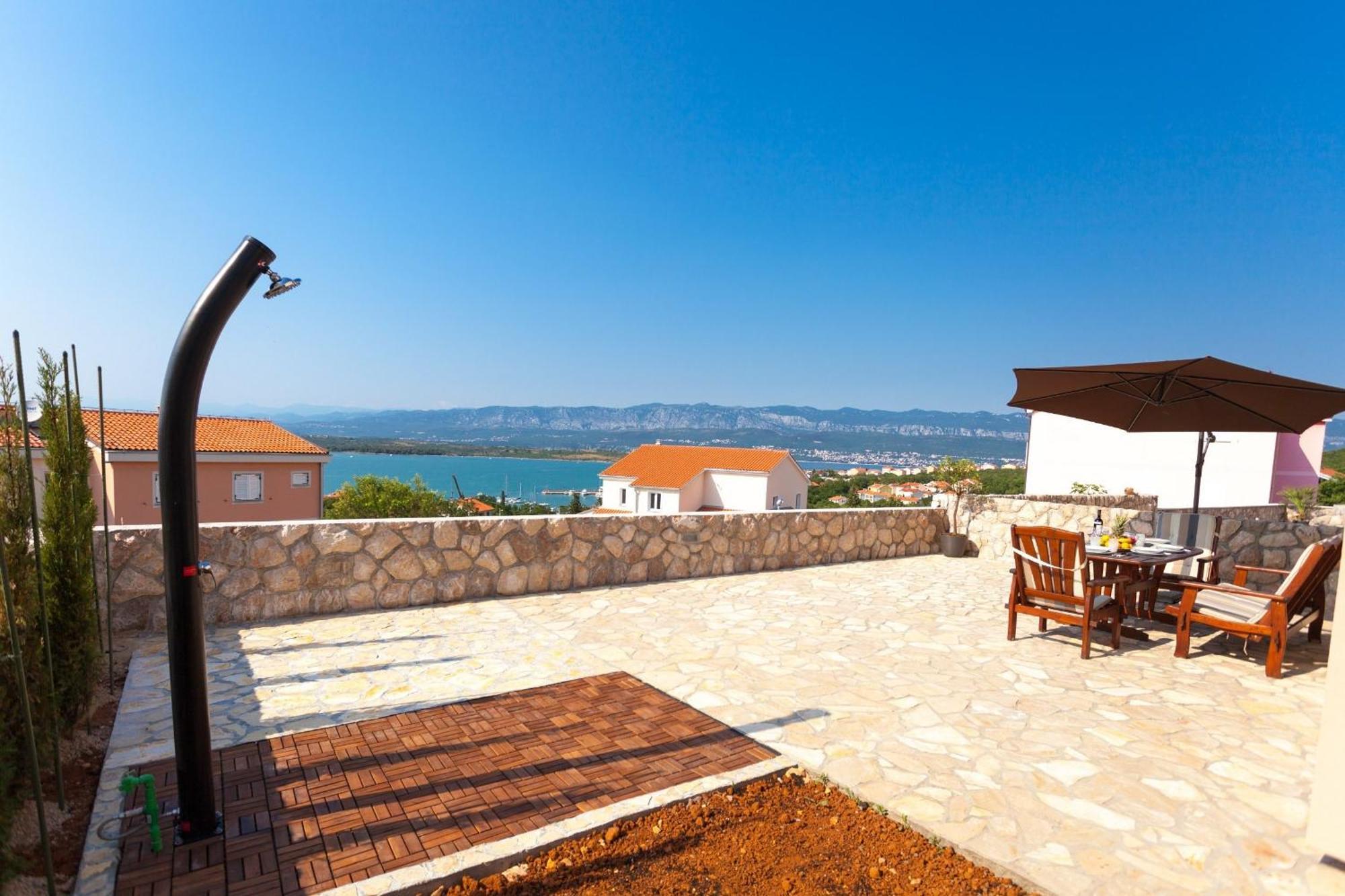 Luxury Villa Allen With Pool Klimno Pokoj fotografie