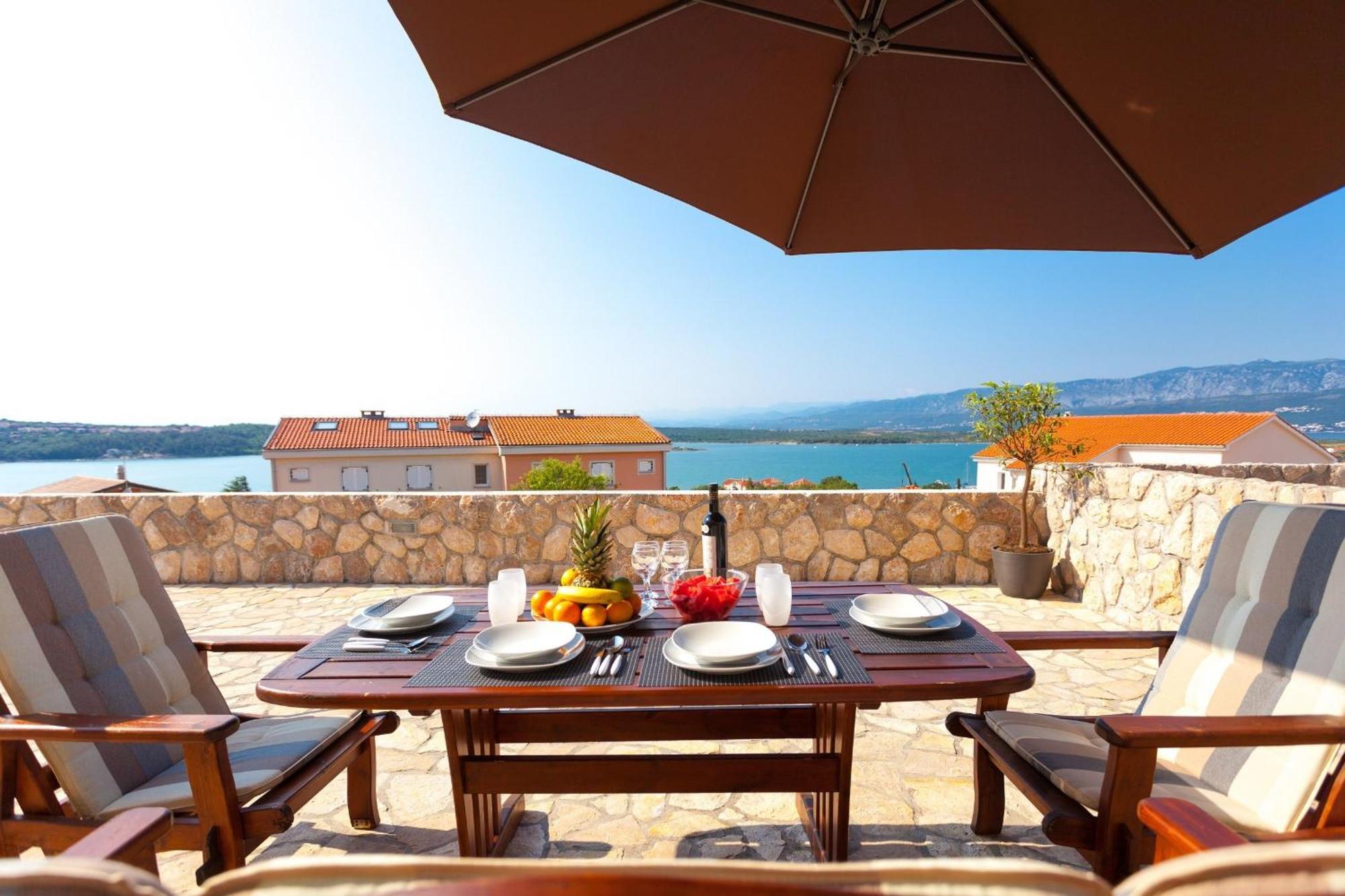 Luxury Villa Allen With Pool Klimno Pokoj fotografie